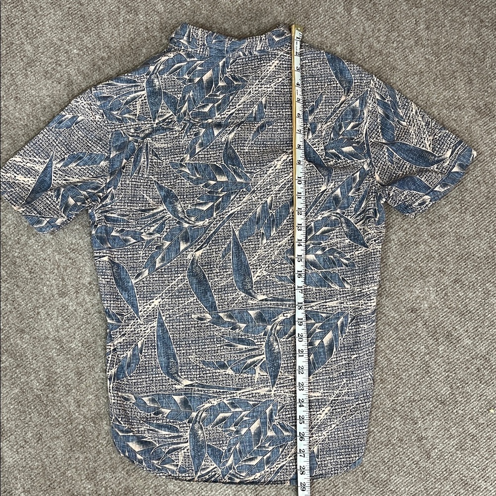 Retrofit blue and pink Casual Button Down men’s Shirt - Picture 3 of 5